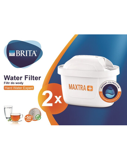 BRITA - Cartouche de remplacement Hard Water Expert 2 pièces