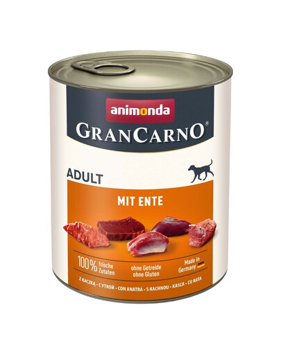 ANIMONDA GranCarno Adult with Duck avec du canard pour chiens adultes 800 g
