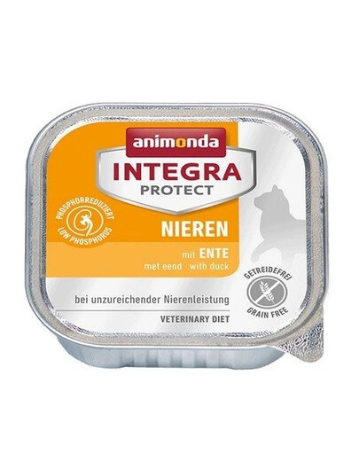 ANIMONDA Integra Nieren Renal au canard 100 g pour chats avec insuffisance rénale