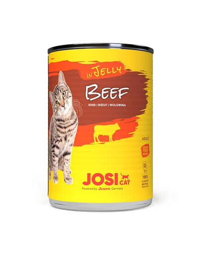 JOSERA JosiCat - Bœuf en gelée pour chats adultes - 400g