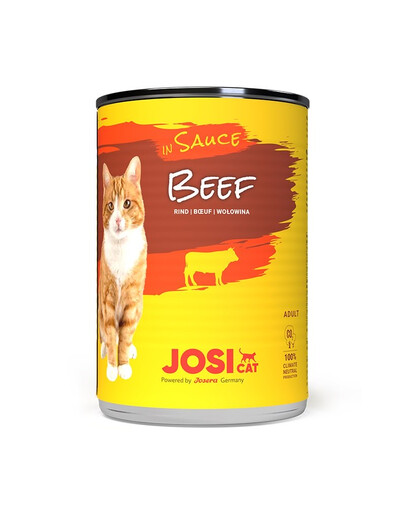 JOSERA JosiCat - Boeuf en sauce pour chats adultes - 415g