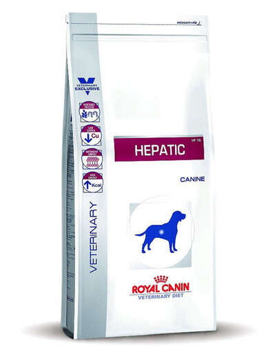 ROYAL CANIN Dog hepatic - nourriture sèche pour chiens adultes souffrant de troubles hépatiques - 12 kg