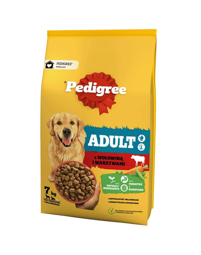 PEDIGREE Adult - au bœuf et aux légumes pour chiens de grandes et moyennes tailles - 7 kg