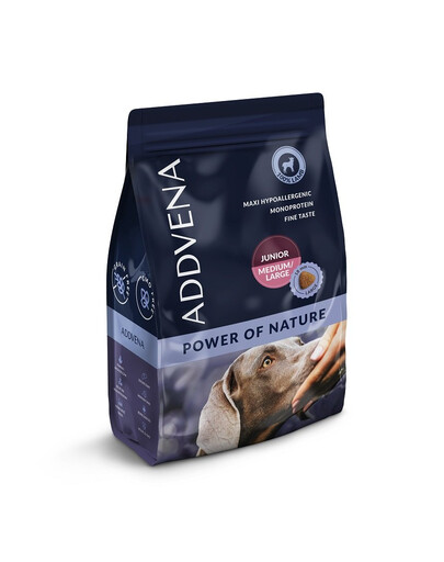 ADDVENA Power of Nature Junior Medium&large 2,5 kg Agneau pour chiots de moyenne et grande race