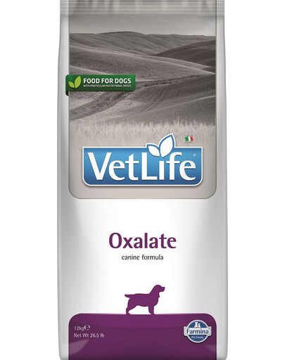 FARMINA Vet Life Oxalate Dog - nourriture pour chiens souffrant de problèmes rénaux et urinaires - 12 kg