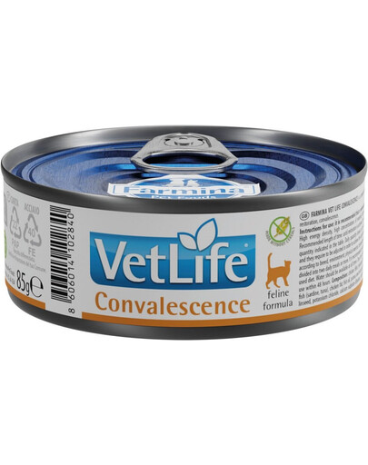 FARMINA Vet Life Convalescence - 85g - régime complet pour la régénération nutritionnelle des chats adultes