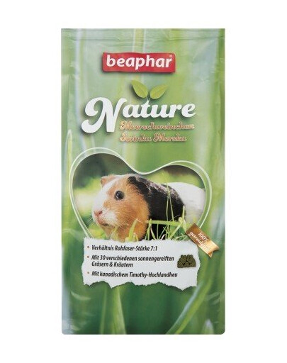 BEAPHAR Nature Nourriture pour cochons d'Inde 1,25 kg