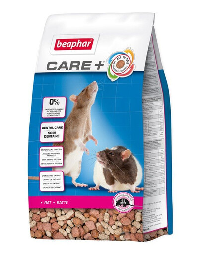BEAPHAR Care+ Rat Nourriture pour rats 1,5 kg