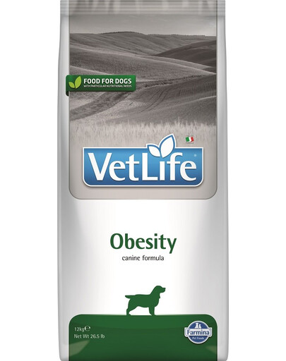 FARMINA Vet Life Obesity Dog - nourriture pour chiens en surpoids - 12 kg