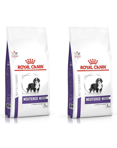 ROYAL CANIN Veterinary Junior Neutered L Pour les chiots de grande race 2 x 12kg