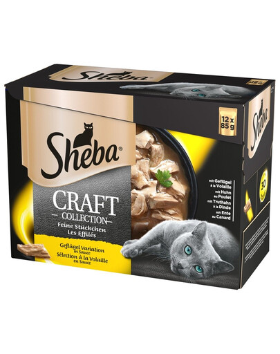 SHEBA Craft Collection Saveurs de la volaille 4*12*85g