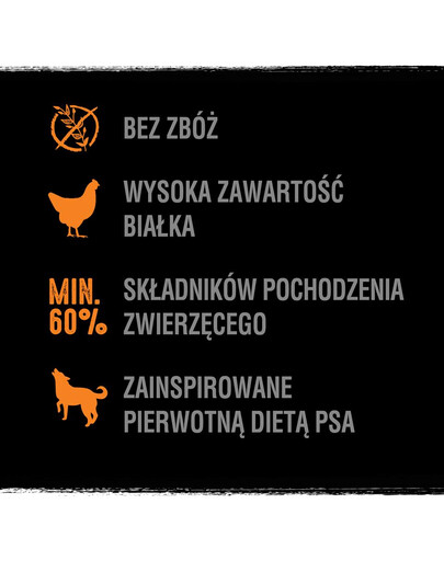 CRAVE Croquettes 7kg avec dinde et poulet (sans céréales pour chien adulte)
