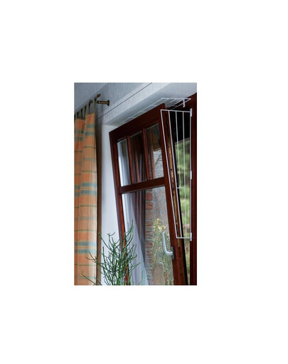 TRIXIE Grille de protection des vitres inclinée blanche x 2