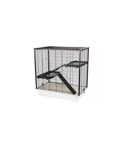 INTERZOO Frodo + Plastic Cage à rongeurs 78 cm gris chaud