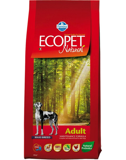 FARMINA Ecopet natural adult maxi - pour chiens adultes de races grandes et géantes - 12 kg