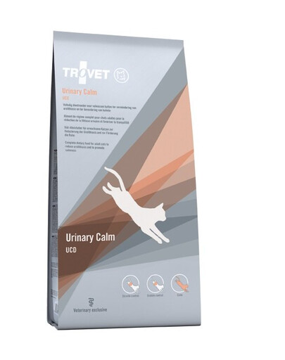 TROVET Urinary Calm UCD - pour chat pour prévenir la formation de struvite - 10 kg