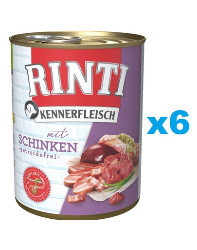 RINTI Kennerfleisch Ham - au Jambon - 6x800 g