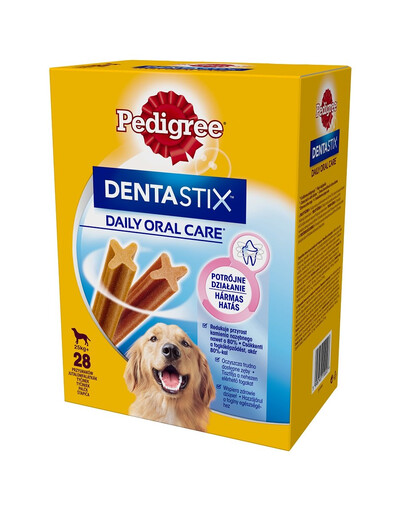 PEDIGREE DentaStix - traitement dentaire pour chiens de grandes races - 112 pièces - 16 x 270g
