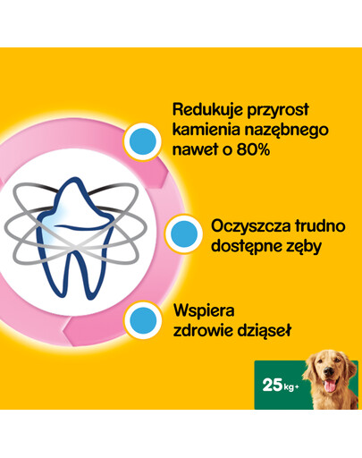 PEDIGREE DentaStix (grandes races) traitement dentaire pour chiens 56 pcs. 8x270g