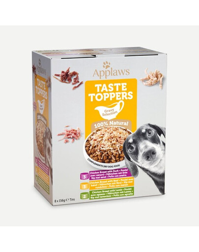 APPLAWS Dog Tin Gravy - Multipack de poulets en sauce - 32 x 156 g