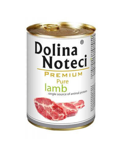 DOLINA NOTECI Premium Pure - Agneau pur de première qualité pour chiens adultes - 800g