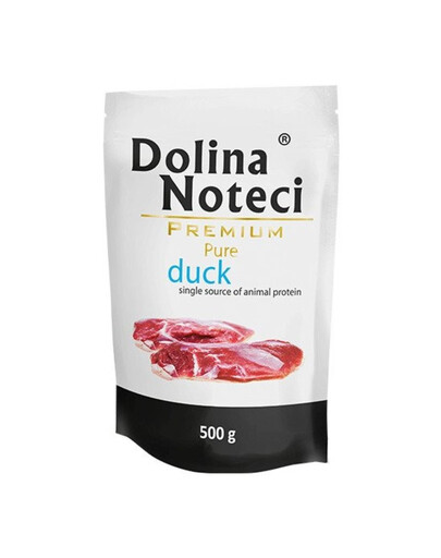 DOLINA NOTECI Premium Pure - Canard pour chiens adultes - 500g