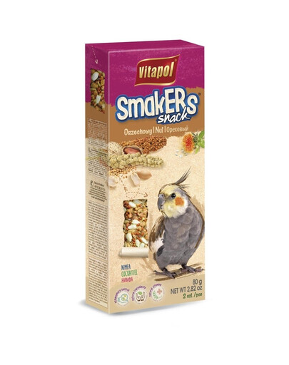 VITAPOL Smakers pour nymphes - noisette 2 pcs.