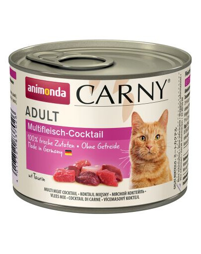 ANIMONDA Carny Cocktail de viande 200 g boîte pour chats