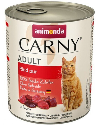 ANIMONDA Carny Conserve pour chat au boeuf 800 g