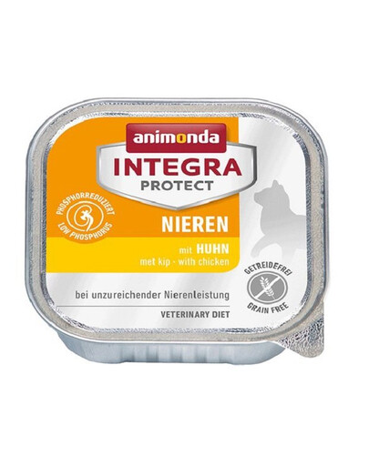 ANIMONDA Integra Protect Niere - Poulet 100 g pour les chats souffrant de problèmes rénaux