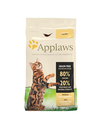 APPLAWS Cat Adult Chicken - Poulet sans céréales pour chats adultes - 2 kg