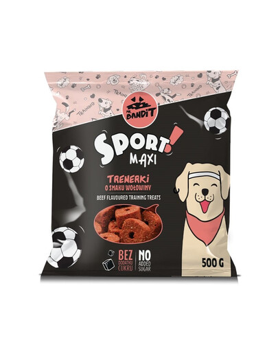 MR. BANDIT Sport Maxi Entraînement au bœuf pour chiens 500 g