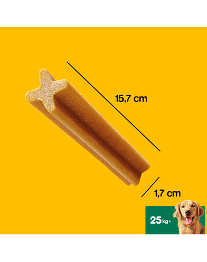 PEDIGREE DentaStix - traitement dentaire pour chiens de grandes races - 7 pièces - 270 g
