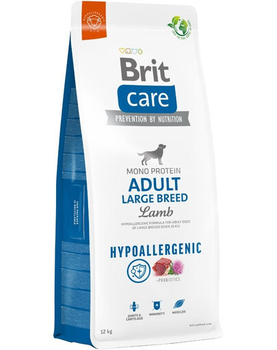 BRIT Care Hypoallergenic Adult Large Breed Lamb 12 kg