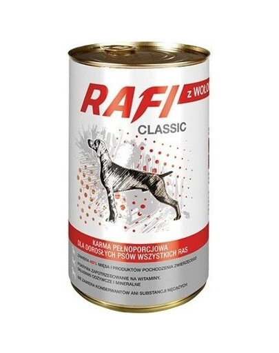 DOLINA NOTECI Rafi Classic Beef in Sauce - Boeuf en sauce pour chiens adultes - 1240g
