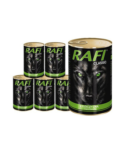 DOLINA NOTECI Rafi Classic - Nourriture humide avec venaison et carotte en sauce - 20x1240g