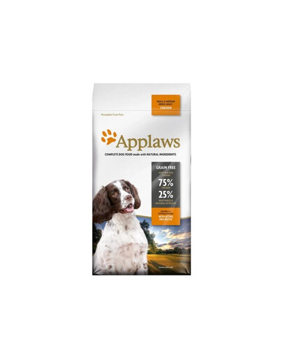 APPLAWS Dog Dry Adult - Poulet pour chiens de petites et moyennes races - 2 kg