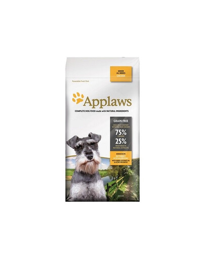 APPLAWS Dog Dry Senior - Poulet pour chiens âgés - 6 kg (3x2 kg)