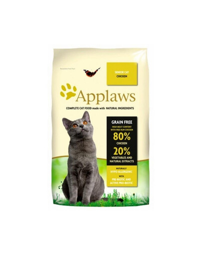 APPLAWS Cat Dry Senior Poulet 400 g