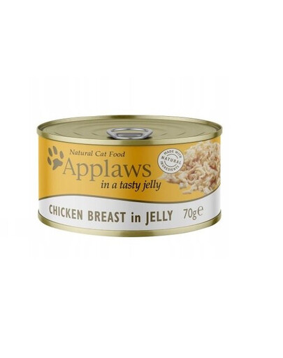 APPLAWS Cat Tin Chicken in Jelly - Nourriture humide de blanc de poulet en gelée - 70g