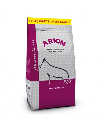 ARION Premium Lamb & rice - Croquettes agneau & riz - 12 kg