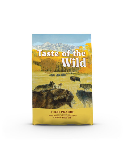 TASTE OF THE WILD High Prairie 5,6 kg avec du bison et du cerf rôti