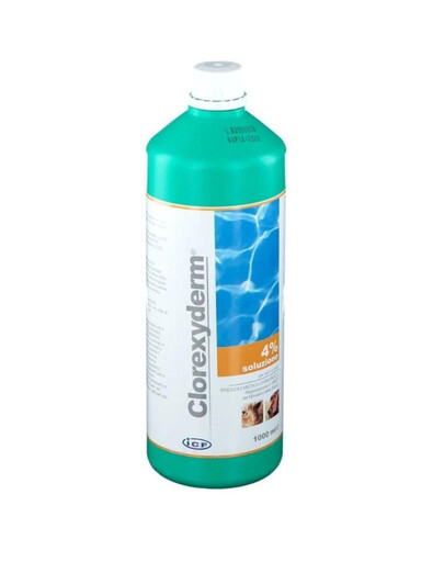 GEULINICX Clorexyderm Solution 4% 1l solution désinfectante pour chiens et chats