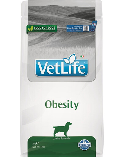 FARMINA Vet Life Obesity Dog - nourriture pour chiens en surpoids - 2 kg