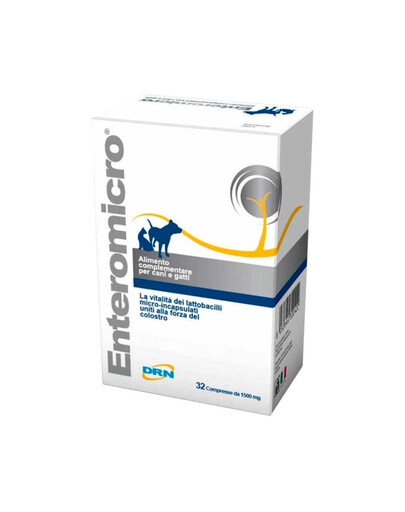 GEULINICX Enteromicro Complex 32 comprimés pour réguler la flore intestinale des chiens et des chats