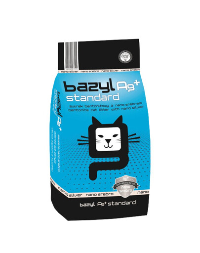 BAZYL Ag+ Standard 10 l litière bentonite avec nano-argent