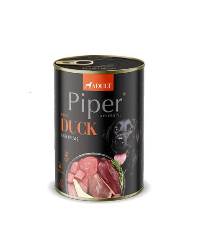 DOLINA NOTECI PIPER -  Nourriture humide avec canard et poire pour chiens - 400g