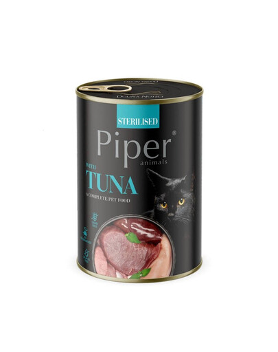 DOLINA NOTECI PIPER Sterilised - Nourriture humide au thon pour chats stérilisés - 400g