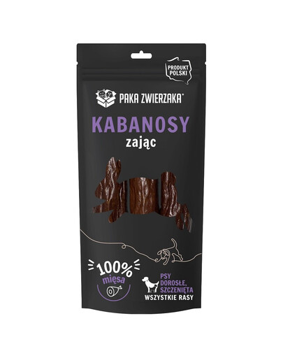 PAKA ZWIERZAKA Bâtonnets de lièvre pour chiens 3 pièces