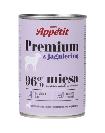 COMFY APPETIT PREMIUM - avec de l'agneau - 400 g